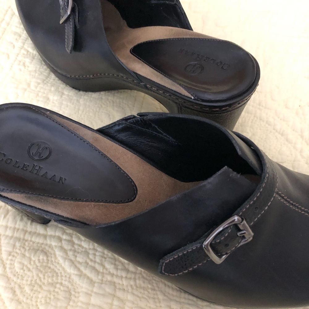 Cole Haan black mule 9M